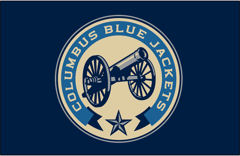 Columbus Blue Jackets 2018-Pres Jersey Logo t shirts DIY iron ons